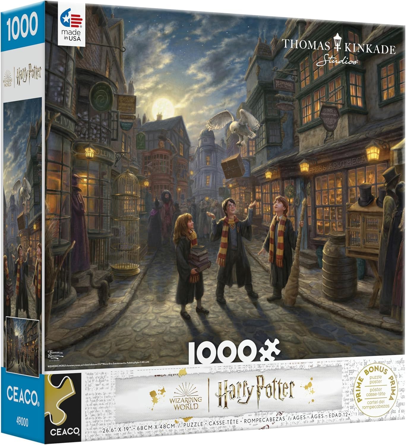 Amazon.com: Ceaco - Thomas Kinkade Harry Potter Diagon Alley